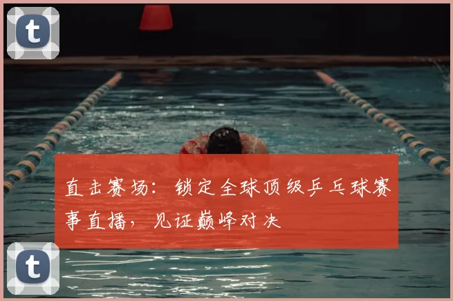 直击赛场：锁定全球顶级乒乓球赛事直播，见证巅峰对决